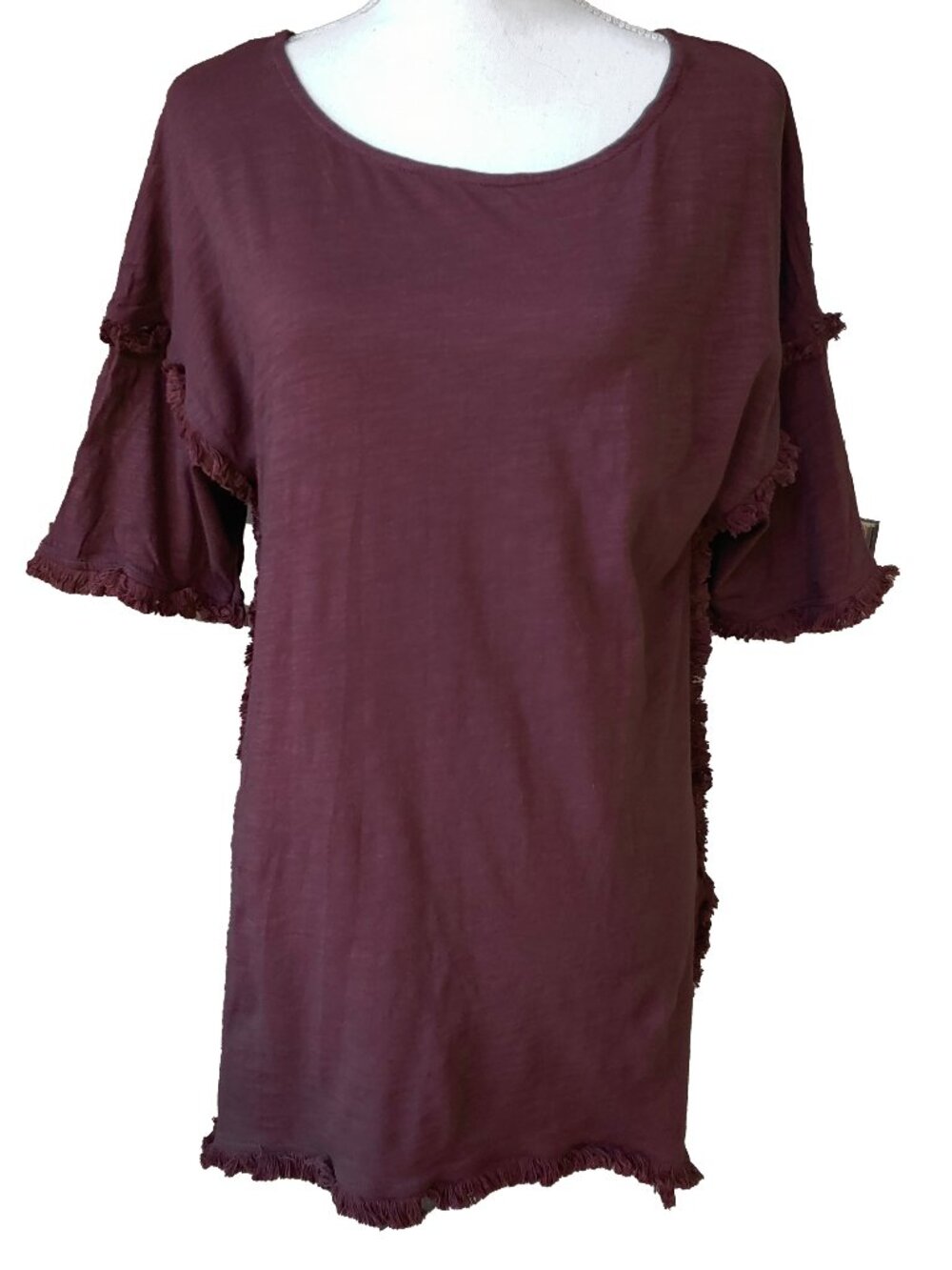 Umgee 100% Cotton Tunic Top Loose Oversized Hippie Shirt